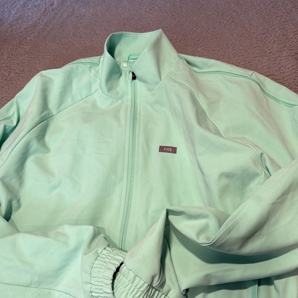 Figs Light Green Technical Jacket M - Picture 3 of 7